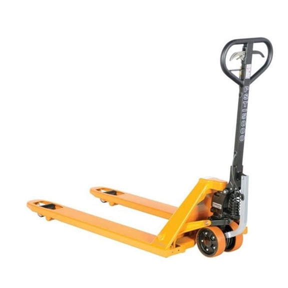 Vestil PM5-2748-PA-Y Ergo Power Assist Pallet Truck, 27 x 48 in. - 5000 lbs