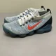 thumbnail image 2 of Ni - ke Ni - ke Air VaporMax Flyknit 3 Running Shoes 11 US Blue White Sneakers AJ6900-106, 2 of 5