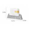 thumbnail image 4 of 6 Pack Window Track Cleaning Brush, Groove Cleaning Tool for Window Sills, Sliding Door Track Cleaner, Crevice Cleaning Brush for Tile Gaps, Blinds, Air Vents, Bathroom, Kitchen, 4 of 8