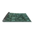 thumbnail image 2 of Ahgly Company Indoor Rectangle Abstract Light Blue Modern Area Rugs, 8' x 10', 2 of 4