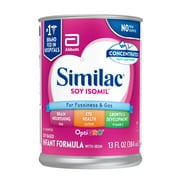 (4 pack) Similac Soy Isomil Concentrated Liquid Baby Formula, 13-fl-oz Can