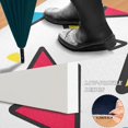 thumbnail image 2 of Yayeee Doormat for Indoor Entrance 32" x 20" Non Slippery Floor Rug, Red Triangles, 2 of 8