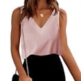 thumbnail image 2 of Hfolob Women's Sexy Tank Tops Linen Sleeveless Solid Color Vest Going Out Tops, 2 of 8
