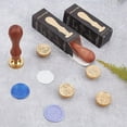 thumbnail image 6 of Graduation Wax Seal Stamp Class of 2022 Vintage Sealing Wax Stamps Cap 30mm Removable Brass Head Sealing Stamp with Wooden Handle for Wedding Invitations Graduation Envelope Christmas Wrap, 6 of 6