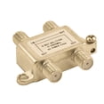thumbnail image 1 of Coax Splitter, 3 Way, (Premium, Nickel Platted) 5-2500 Mhz, 1 of 1