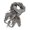 Gray, variant on Distressed Scarf for Women Men Distressed Neck Scarf Shawl Wrap for Winter Outdoor Activity All Matching Shawl Neck Wrap