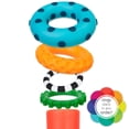 thumbnail image 5 of Sassy Stacks of Circles Stacking Ring STEM Juguete de aprendizaje, a partir de 6 meses, multicolor, juego de 9 piezas, 5 of 5