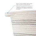 thumbnail image 4 of Zenna Home Coiled Rope Oval Storage Basket with Dog Paw Print Patch, Pet Theme, 4 of 7