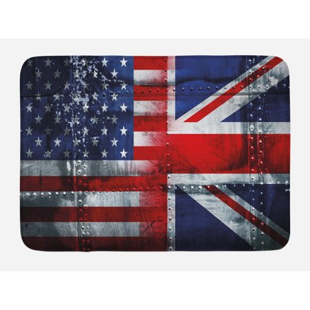 Union Jack Bath Mat, Alliance Togetherness Theme ...
