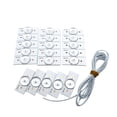 thumbnail image 1 of 20 Pcs Perles de Lampe 3V avec Lentille Optique Filtre pour TV LED 32-65 avec Fil LED 2M Pièces Accessoires, 1 of 6