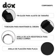 thumbnail image 2 of Collar para Perro DDOXX Airmesh Ajustable Pequeño negro, 2 of 6