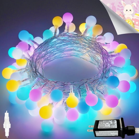 Guirnaldas de luces LORRYTE 100 LED, 13 modos, 13 m, resistentes al agua