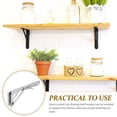 thumbnail image 3 of unbranded Soportes Triangulares Metálicos Para Estantes Con Elegante Y Resistencia Prolongada, 3 of 7