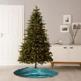 thumbnail image 6 of Sikiie Turquoise Ocean Reflection Christmas Tree Skirt, Christmas Tree Decorations, Christmas Decor, Tree Mat Decoration(30-48IN)-, 6 of 6