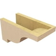thumbnail image 5 of 6"W x 12"D x 6"H Wide Newport Rough Cedar Woodgrain TimberThane Corbel, Primed Tan, 5 of 6