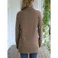 thumbnail image 6 of Anygrew Women Pullover Sweater Long Sleeve Casual Sweaters for Women Turtleneck Knit Jumper, 6 of 6