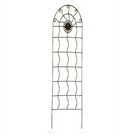 72X24Rust Aztec Trellis