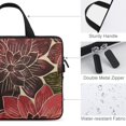 YIKUMA Flower Diving Fabric Laptop Handle Bag Computer Protect Case