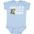 thumbnail image 3 of Inktastic Uncle's Fishing Buddy with White Text Boys Baby Bodysuit, 3 of 5