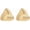 Gold Triangle, variant on Statement Chunky Gold Earrings for Women Unique Square Stainless Steel Heaven Mayhem Button Stud Earrings Trendy Jewelry[m2115]