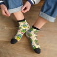 thumbnail image 3 of Pofeuu Cute Cartoon Cactus Print 30cm Socks, Adult Running Hiking Socks for Youth and Adult, 3 of 7