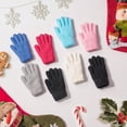 thumbnail image 5 of Winter Gloves for Boys Girls - Kids Warm Knit Thermal Cable Knitted Gloves Wool Fleece Lined Mittens for Cold Weather, 5 of 8