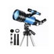 thumbnail image 1 of Telescopio Astronómico Profesional 70/300mm Monocular 150x Azul, 1 of 5