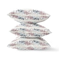 thumbnail image 5 of Lily Garden Stripes Indoor/Outdoor Pillow in White Pink 20x20, 5 of 8