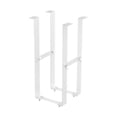 thumbnail image 1 of Bunblic under Desk Computer Mount 7.48-9.84inch Adjustable Width, Heavy Duty Rack Computer Mainframe Hanger Hanging PC Host Stand White, 1 of 8