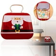 thumbnail image 2 of Christmas Cookie Tins with Handles Xmas Candy Tin Small Metal Candy Box Mini Tinplate Cookie Candy Boxes for Gift Giving Holiday Party Favors, 7 Styles, 2.8 x 2.4 Inch, 2 of 4