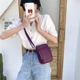 thumbnail image 2 of SUNSIOM Small Crossbody Bags for Women Trendy Solid Color 3 Pockets Cute Cell Phone Bag Wallet Purses Handbag, 2 of 6