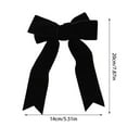 thumbnail image 2 of Elegant Velvet Hair Bows Clip for Women and Girls - Versatile Ponytail Holder and Stylish Hair Ribbon Accessory, 2 of 8
