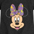 thumbnail image 3 of Disney - Halloween Bow Minnie Mouse - Youth Girls Fitted Short Sleeve T-Shirt, 3 of 5
