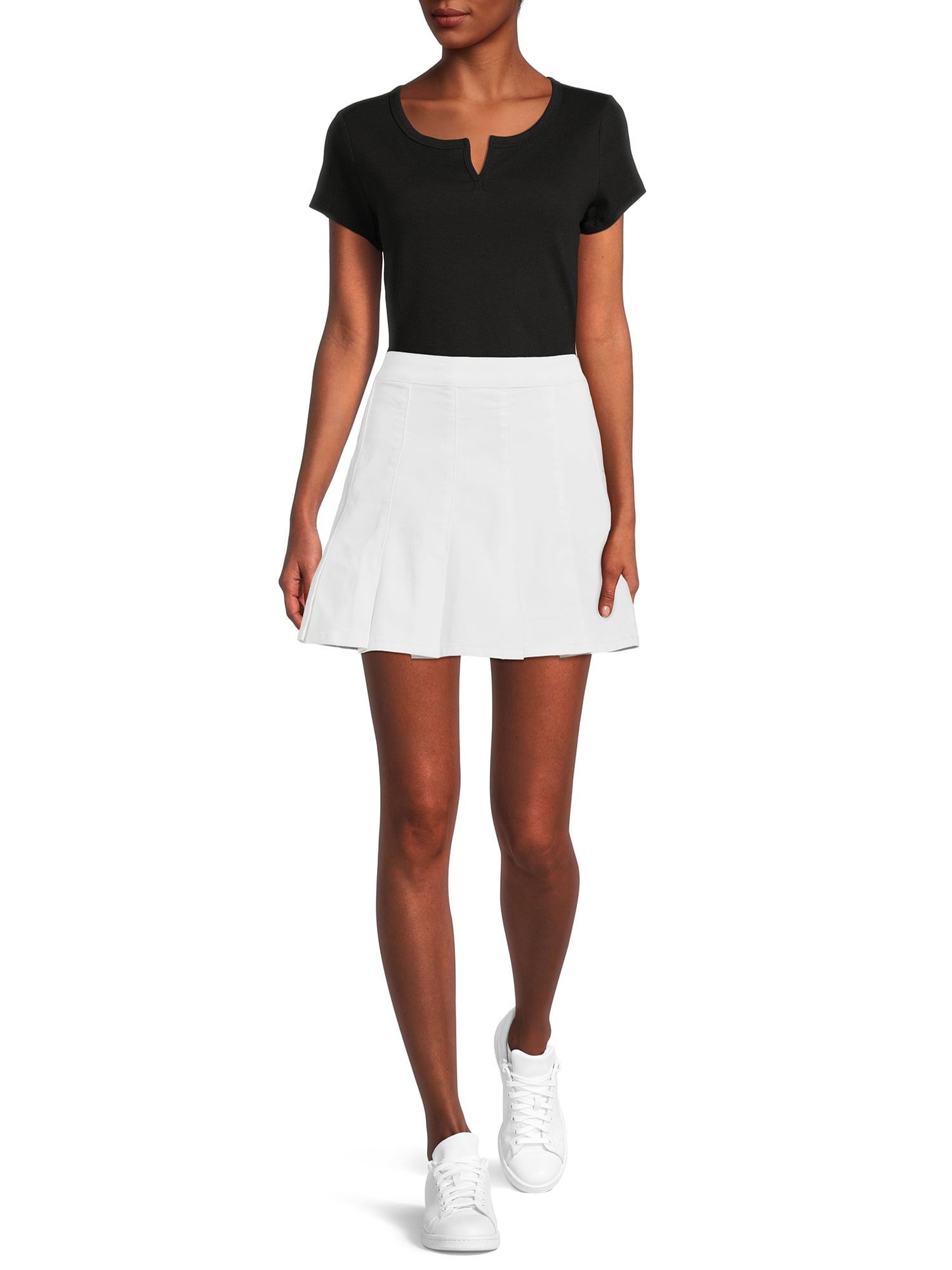 No Boundaries Juniors' Pleated Skirt