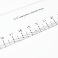 thumbnail image 7 of BIBABLYKE 45cm Marine Parallel Ruler Multifunctional Parallel Ruler Clear Scale Marine Navigation Parallel Ruler for Mapping Point, 7 of 7