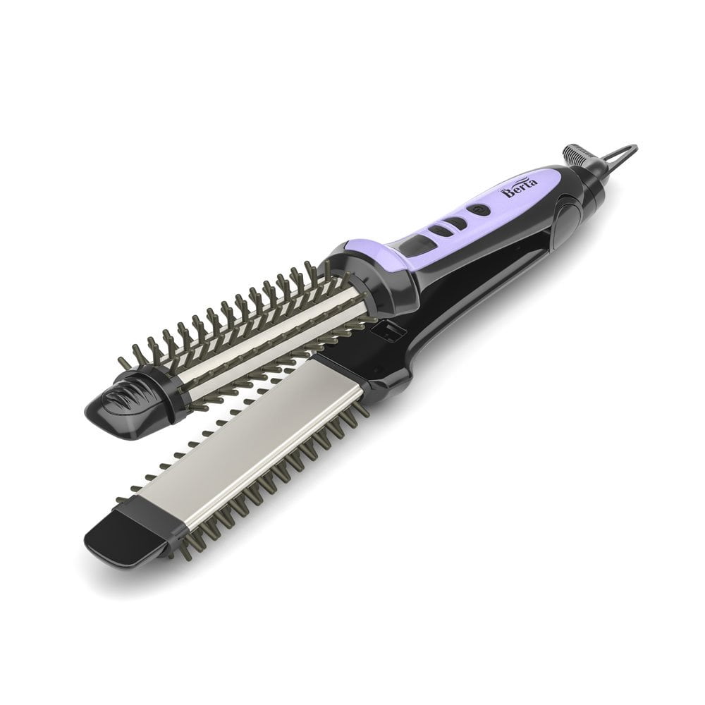 BERTA 3 in 1 Dual Voltage Travel Hair Straightener & Ceramic Ionic Hair