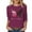 Rose Chaud, variante sur Fgnfyis T-Shirt de Sensibilisation au Cancer du Sein pour Femmes, Col en V, Manches Courtes, Confortable et Doux pour un Usage Quotidien, Rose TG