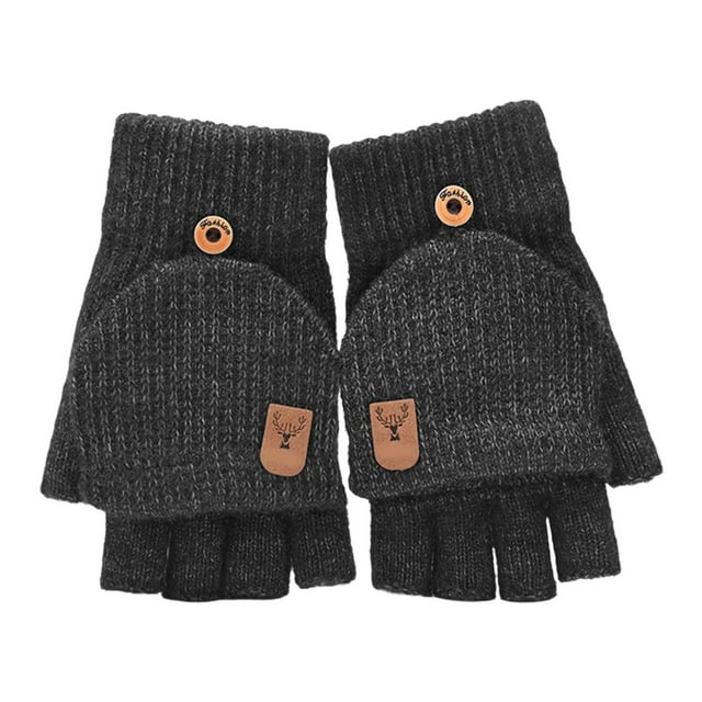 USB Heated : 1 Pair Of Winter Warm All Hand And Half Hand Warm Washable Knitted Typing