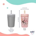thumbnail image 5 of Zak Designs Disney Minnie Mouse Kelso Toddler Cups For Travel or At Home, 15oz 2-Pack Durable Plastic Sippy Cups With Leak-Proof Design is Perfect For Kids (Minnie Mouse), 5 of 11
