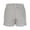 Gray, variant on Bxsruta Women's High Waist Gingham Check Elastic Waist Ruffle Hem Casual Shorts with Pockets