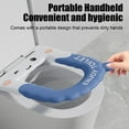 thumbnail image 5 of Wash-Free Toilet Seat Cover - Waterproof Adhesive Toilet Pad for Home Use, High-Elasticity Cushion Mat All-Season Bathroom Protector No-Wash Fast-Dry Seat Ring, 5 of 6