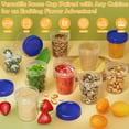 thumbnail image 2 of 10 Salad Dressing Containers, Small Containers with Lids, Leakproof Condiment Containers, 4 oz., 2 of 5