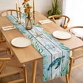 thumbnail image 3 of Coastal Turtle Table Runner - 36 Inch Long, Kitchen Dining Table Runner Dresser Scarves, Nautical Ocean Shells Seaweeds Starfish Farmhouse Decor for Coffee Tables Wedding Party Banquet, 3 of 8