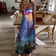 thumbnail image 3 of Jellyfish Ocean Style Design Sleeveless Dress Woman Fashion Long Dresses Women's Summer Suit Dress 2025, 3 of 7