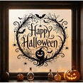 thumbnail image 5 of Halloween Window Clings, Vintage Pumpkin Spider Bat Static Stickers, Removable PVC Halloween WindowGlass Door Mirror Party Decorations, 1 Sheet 11.81in, 5 of 7