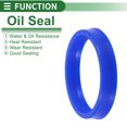 thumbnail image 3 of Anillo de Sello de Aceite Universal Labio UN Sello de Eje Rotativo 50x57x10mm Alta Presión TPU Azul 5 Pcs, 3 of 7