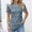Blue, variant on Blue Plus Size Blouses for Women, Polyester Juniors Tops, Short Sleeve Lightweight Button Down Shirt Women, Athletic Tops, Women Blouses Dressy Casual, Tops Womens Clothes Trendy Spring 2024