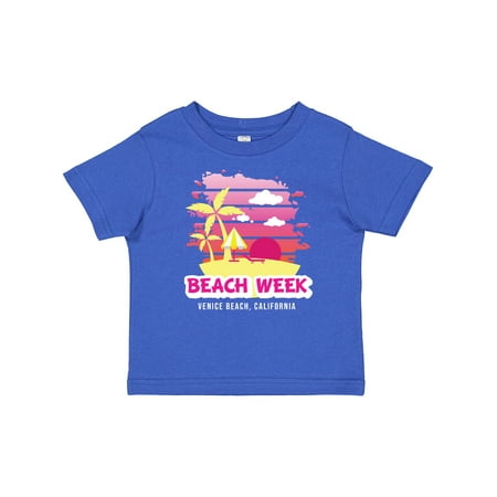 

Inktastic Beach Week Venice Beach California with Palm Trees Gift Baby Girl T-Shirt