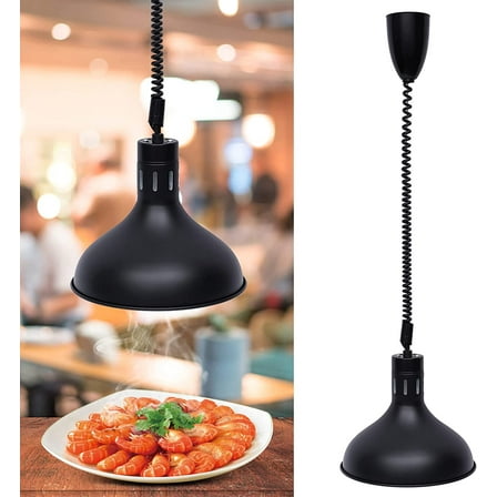 Miumaeov Food Heat Lamp Commercial Food Warmer Lamp Food Heating Lamp 250W Hanging