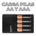 thumbnail image 3 of Duracell Cargador con 4 Pilas Aa 2500mah 1.2v + 4 Pilas Aaa 900mah 1.2v Recargables, 3 of 5